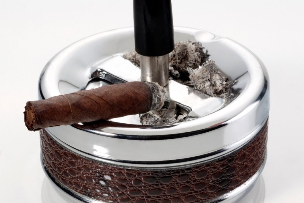 The perfect stocking stuffer idea for men - an ashtray perfect for cigar smoking enthusiasts. 